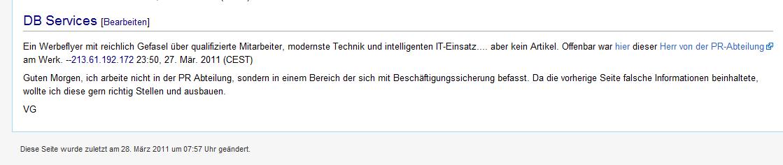 DB Services Screenshot 2 QualiCheck Diskussion