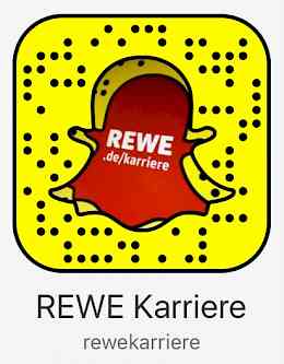 REWE Snapchat QR Code